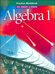 Title: Algebra 1 Practice Workbook, Author: Houghton Mifflin Harcourt