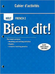 Title: Bien dit!: Cahier d'activities Student Edition Level 2, Author: Houghton Mifflin Harcourt