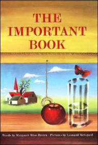 Title: The Important Book, Author: Margaret Wise Brown