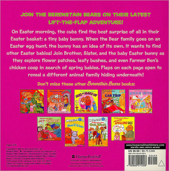 The Berenstain Bears' Baby Easter Bunny