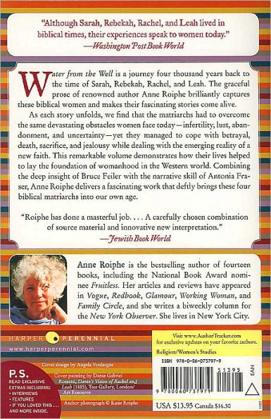 Water from the Well: Women of the Bible: Sarah, Rebekah, Rachel, and Leah