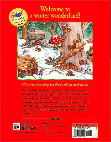 Mary Engelbreit's A Merry Little Christmas: Celebrate from A to Z: A Christmas Holiday Book for Kids