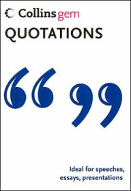 Title: Collins Gem Quotations (Fifth Edition), Author: HarperCollins Publishers Ltd.