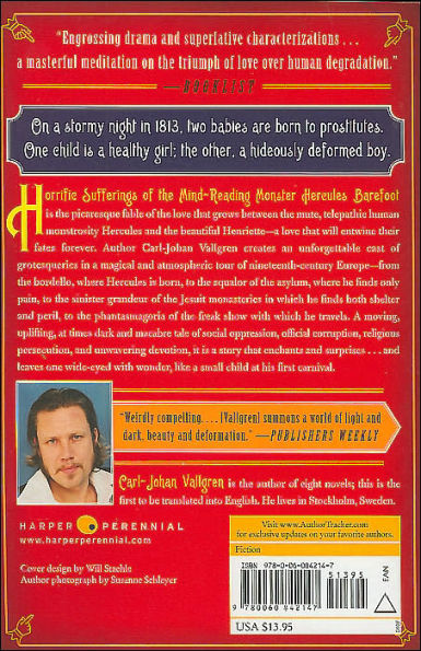 Horrific Sufferings of the Mind-Reading Monster Hercules Barefoot: His Wonderful Love and His Terrible Hatred