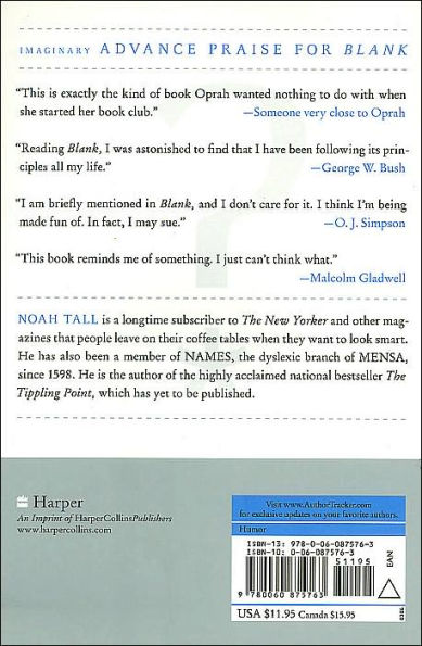 Blank: The Power of Not Actually Thinking at All (A Mindless Parody)