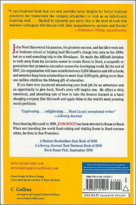 Leaving Microsoft To Change The World An Entrepreneur S Odyssey To Educate The World S Children By John Wood Paperback Barnes Noble