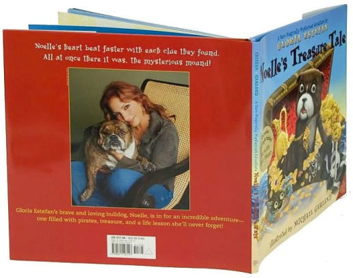 The back and front cover of "Noelle's Treasure Tale"