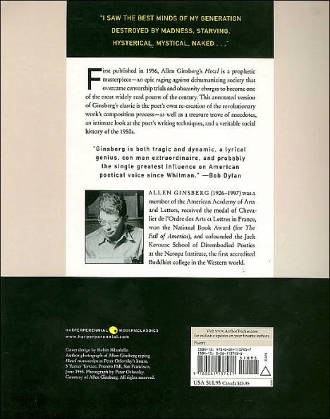 Howl: Original Draft Facsimile, Transcript, and Variant Versions, Fully Annotated by Author, with Contemporaneous Correspondence, Account of First Public Reading, Legal Skirmishes, Presursor Texts, and Bibliography