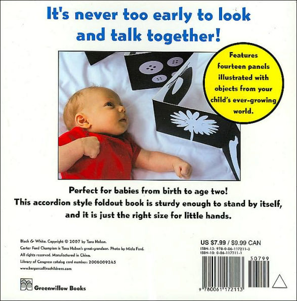 Black & White Board Book: A High Contrast Book For Newborns