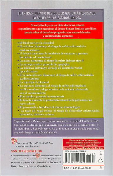 Superalimentos Rx: Catorce Alimentos Que le Cambiaran la Vida