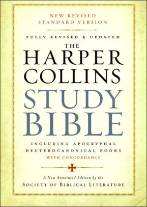The Harpercollins Study Bible Fully Revised Updated By Harold W Attridge Society Of Biblical Literature Paperback Barnes Noble