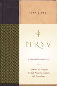 Title: NRSV Standard Bible (tan/black), Author: Harper Bibles