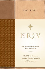 Title: NRSV Standard Bible with Apocrypha (Tan/Brown), Author: Harper Bibles