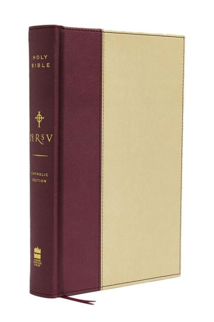 NRSV Standard Catholic Ed Bible Anglicized (Tan/Red) by Catholic Bible ...