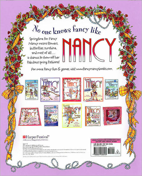 Fancy Nancy's Spring Fashion Parade!: A Reusable Sticker Book