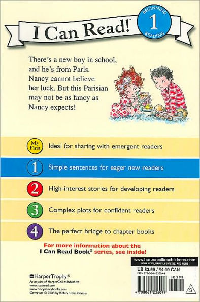 Fancy Nancy and the Boy from Paris (I Can Read Book 1 Series)