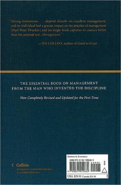 Management Rev Ed By Peter F. Drucker, Hardcover 