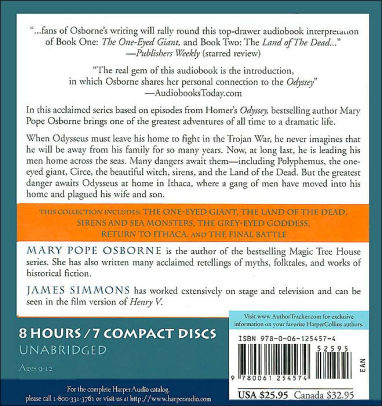 Tales From The Odyssey Cd Collection Tales From The Odyssey Cd Collection By Mary Pope Osborne James Simmons Audio Cd Barnes Noble