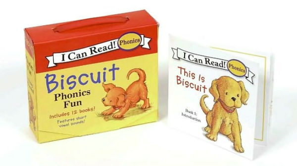 Biscuit 12-Book Phonics Fun!: Includes 12 Mini-Books Featuring Short and Long Vowel Sounds