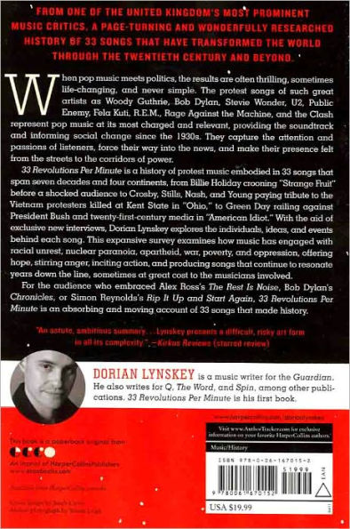 33 Revolutions per Minute: A History of Protest Songs, from Billie Holiday to Green Day