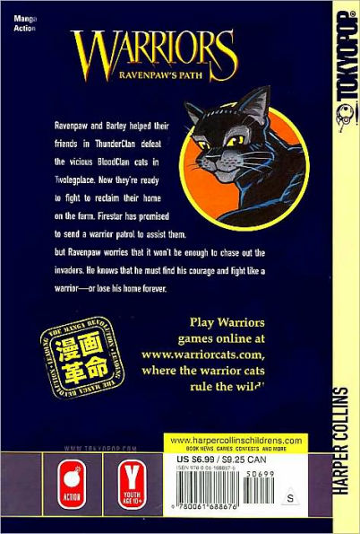 The Heart of a Warrior (Warriors Manga: Ravenpaw's Path Series #3)