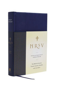 Title: NRSV Standard Catholic Ed Bible Anglicized (navy/blue), Author: Harper Bibles