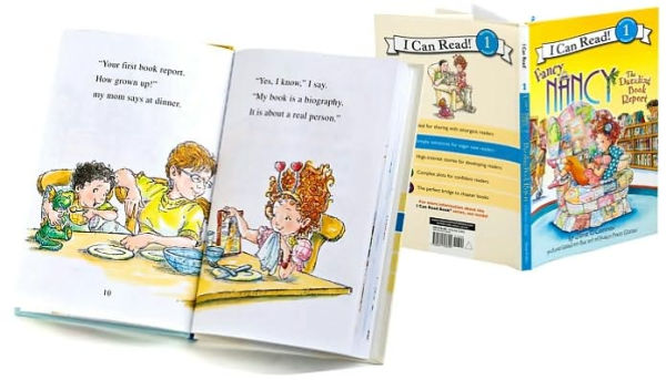 Fancy Nancy: The Dazzling Book Report (I Can Read Series Level 1)