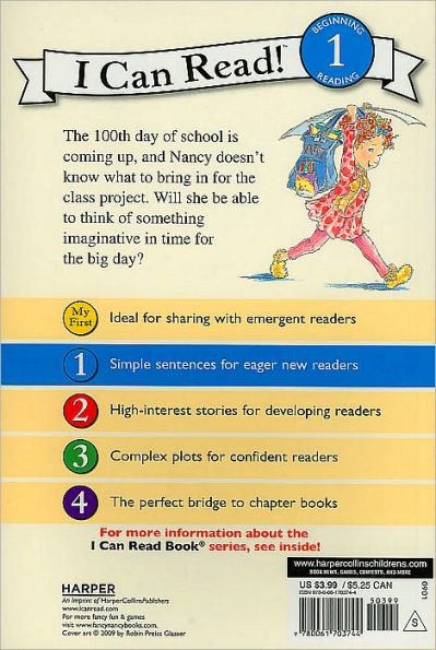 Fancy Nancy: The 100th Day of School (I Can Read Series Level 1)