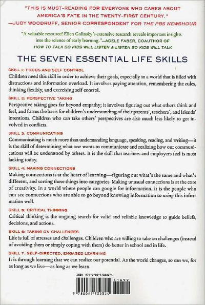 Mind in the Making: The Seven Essential Life Skills Every Child Needs