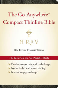 Title: NRSV Go-Anywhere Compact Thinline Bible (Bonded Leather, Black), Author: Harper Bibles