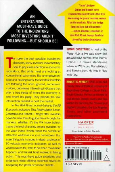 the WSJ Guide to 50 Economic Indicators That Really Matter: From Big Macs "Zombie Banks," Smart Investors Watch Beat Market