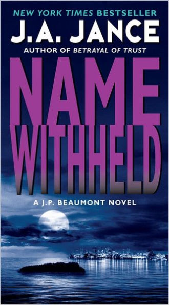 Name Withheld (J. P. Beaumont Series #13)