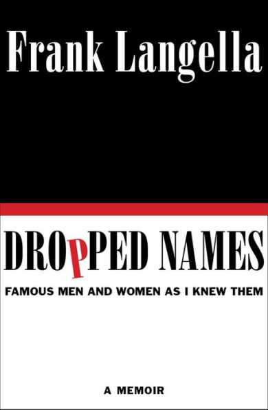 Dropped Names: Famous Men and Women As I Knew Them