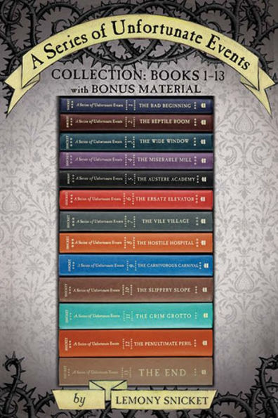 A Series of Unfortunate Events Complete Collection: Books 1-13: With Bonus Material