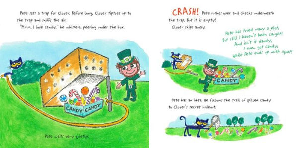 The Great Leprechaun Chase (Pete the Cat Series) (Includes 12 St. Patrick's Day Cards, Fold-Out Poster, and Stickers!)