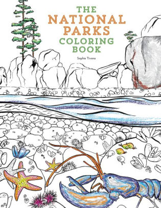 The National Parks Coloring Book Paperback