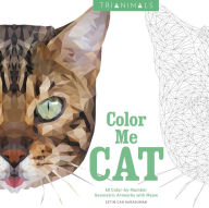 Title: Trianimals: Color Me Cat: 60 Color-by-Number Geometric Artworks with Meow, Author: Cetin Can Karaduman