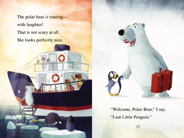 Little Penguin's New Friend: A Winter and Holiday Book for Kids