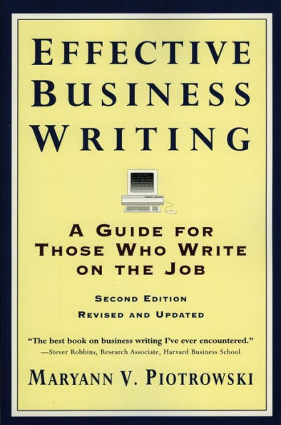 Effective Business Writing: Strategies, Suggestions and Examples