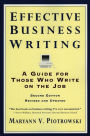 Effective Business Writing: Strategies, Suggestions and Examples