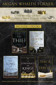 Title: World of the Queen's Thief Collection: The Thief, The Queen of Attolia, The King of Attolia, A Conspiracy of Kings, Thick as Thieves, Author: Megan Whalen Turner