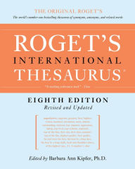 Download free kindle books for ipad Roget's International Thesaurus, 8th Edition (English literature) 9780062843739 by Barbara Ann Kipfer ePub PDB CHM