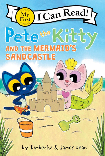 Pete the Kitty and Mermaid's Sandcastle