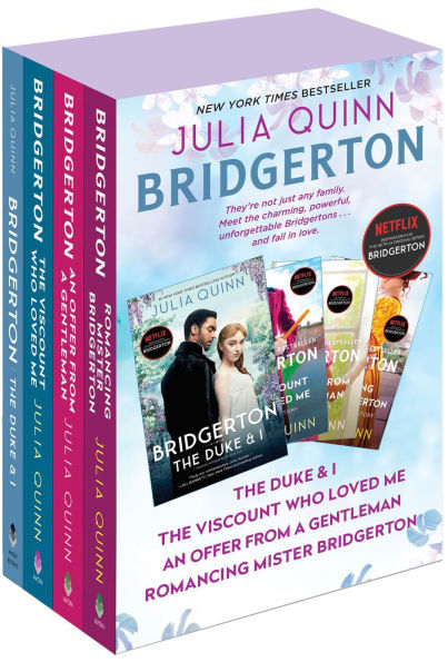 Bridgerton Boxed Set 1-4: The Duke and I/The Viscount Who Loved Me/An Offer from a Gentleman/Romancing Mister Bridgerton