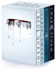 Title: Red Queen 4-Book Paperback Box Set: Red Queen, Glass Sword, King's Cage, War Strom, Author: Victoria Aveyard