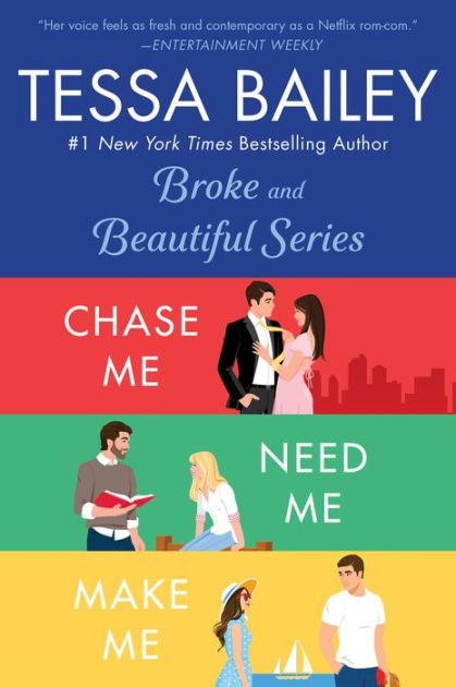 Tessa Bailey Book Set 2: Chase Me/ Need Me / Make Me by Tessa Bailey ...