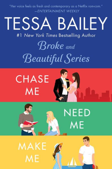 Tessa Bailey Book Set 2: Chase Me/ Need Me / Make Me