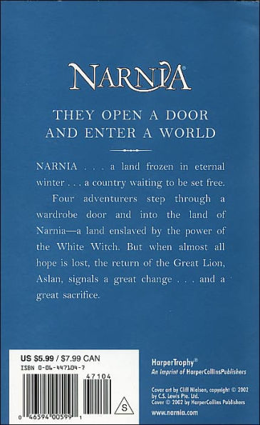 The Lion, the Witch and the Wardrobe (Chronicles of Narnia Series #2)