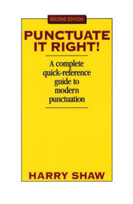 Title: Punctuate It Right, Author: Harry Shaw