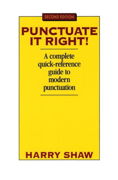 Punctuate It Right